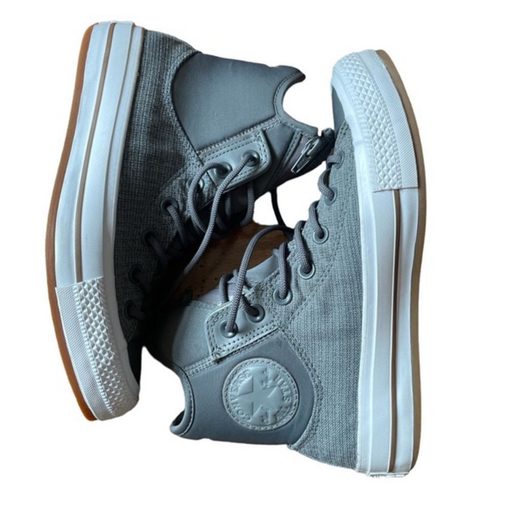 Converse Gray High-Top Sneakers